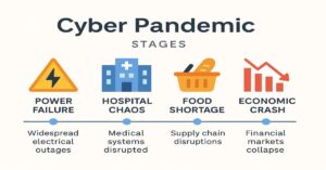 Timeline of a cyber pandemic’s worst-case scenario