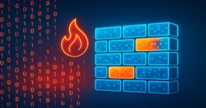 Firewall protecting network from cyber threats